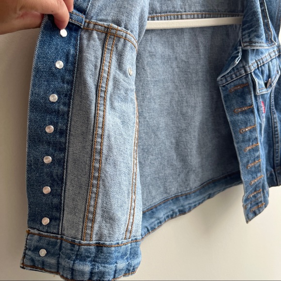 SOLD - vintage cropped denim vest - Picture 7 of 9